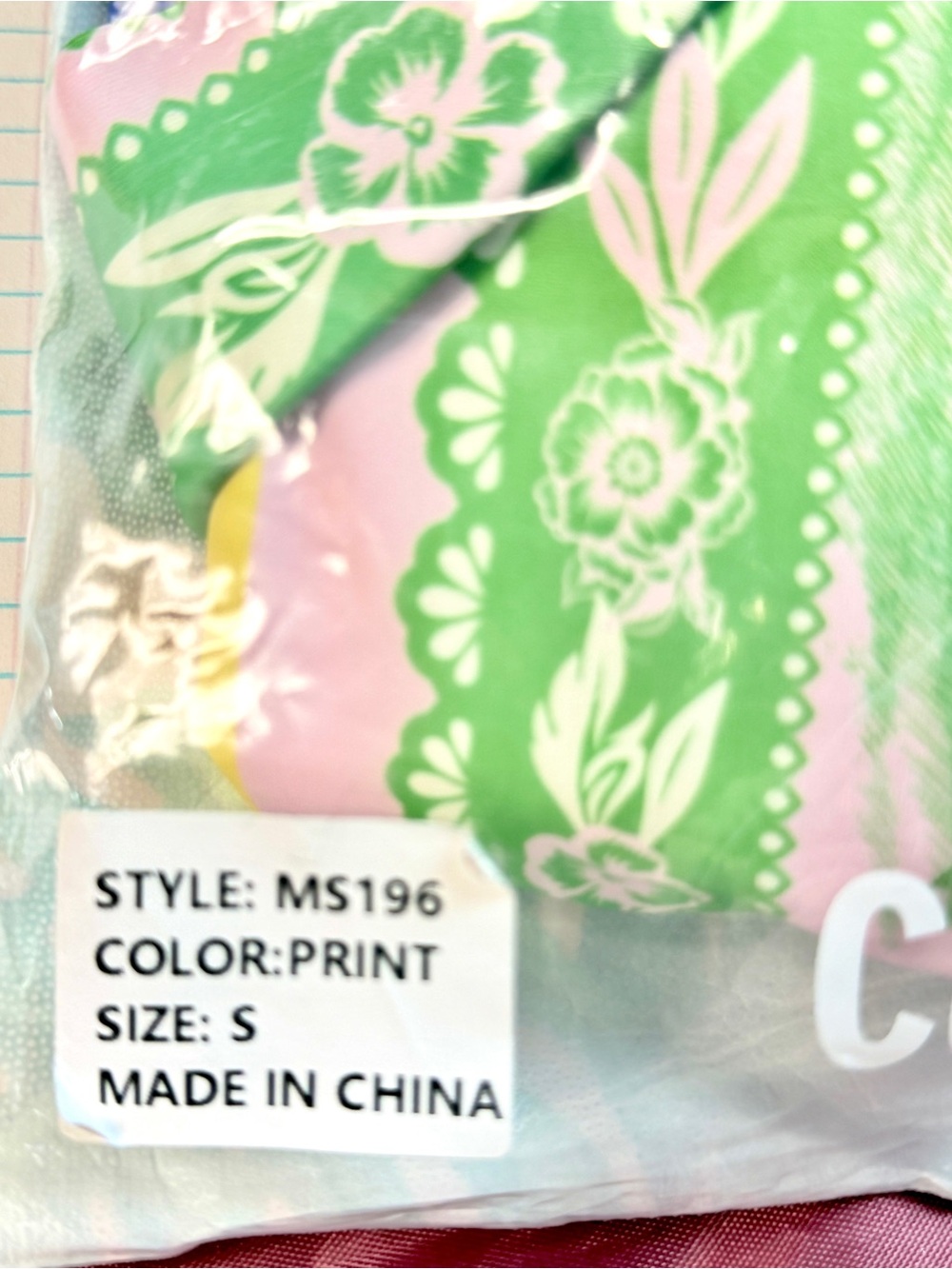 Endless Moon Colorful Toile One Piece Swimsuit S Underwire Padded Belted New - Picture 8 of 13